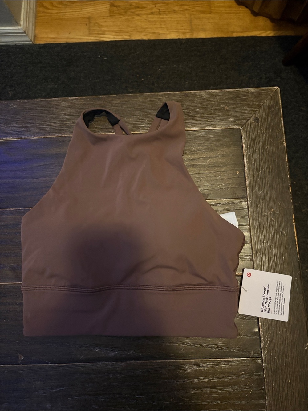 Lululemon Women’s High-Neck Sports Bra in Mauve Brown - Brand: